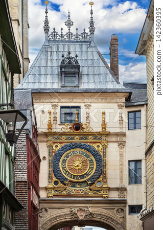 Gros Horloge in Rouen, France Gros Horloge in Rouen, France 142360395
