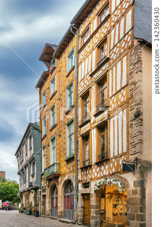 Street in Rennes downtown, France Street in Rennes downtown, France 142360430