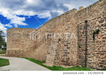 The walls of Dinan, France The walls of Dinan, France 142360438