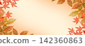 Autumn foliage banner (horizontal) 142360863