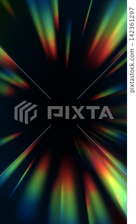 Abstract Prismatic Light Burst Wallpaper, Vector Illustration 142361297