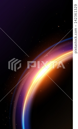 Vibrant Light Curve Abstract Background Mobile Wallpaper, Vector Illustration Vibrant Light Curve Abstract Background Mobile Wallpaper, Vector Illustration 142361329