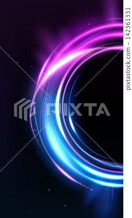Abstract Neon Light Trails Mobile Wallpaper, Vector Illustration Abstract Neon Light Trails Mobile Wallpaper, Vector Illustration 142361331