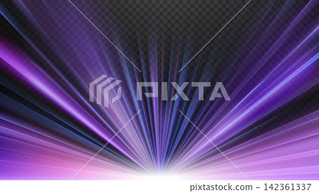 Abstract Purple Blue Light Rays Background, Vector Illustration Abstract Purple Blue Light Rays Background, Vector Illustration 142361337