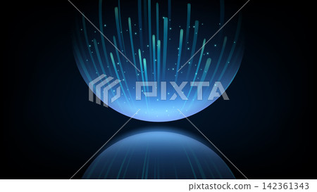 Digital Light Stream Abstract Background, Vector Illustration Digital Light Stream Abstract Background, Vector Illustration 142361343