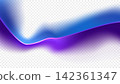 Dynamic Blue Purple Abstract Wave Element, Vector Illustration 142361347
