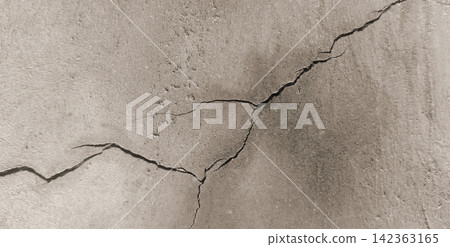 Warm gray cracked concrete wall surface texture Warm gray cracked concrete wall surface texture 142363165