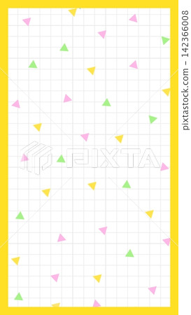 Cute and pop background frame with colorful confetti Cute and pop background frame with colorful confetti 142366008