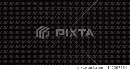 Black Hexagon Grid Background with Metallic Grey Lines Black Hexagon Grid Background with Metallic Grey Lines 142367864