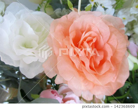 Colorful artificial roses Colorful artificial roses 142368609