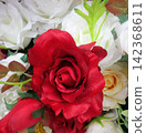 Colorful artificial roses 142368611