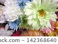 Colorful artificial flower bouquet 142368640