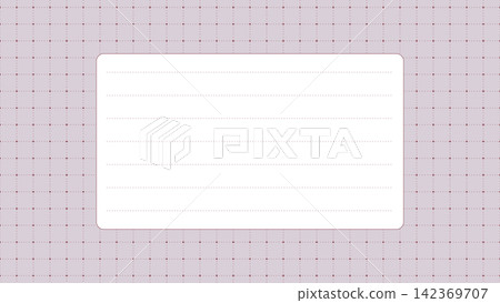 Lavender greige dotted grid, horizontal memo frame, composition that makes the grid appear wider. Lavender greige dotted grid, horizontal memo frame, composition that makes the grid appear wider. 142369707