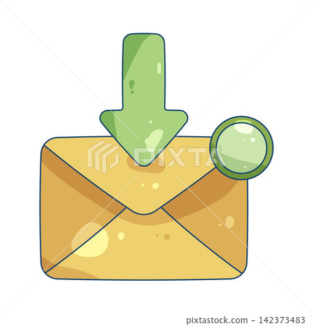 Illustration of incoming email 142373483
