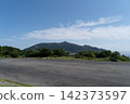 View of Kinkasan from Yamatoriwatashi parking lot in Ishinomaki City, Miyagi Prefecture. 142373597