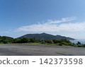 View of Kinkasan from Yamatoriwatashi parking lot in Ishinomaki City, Miyagi Prefecture. 142373598