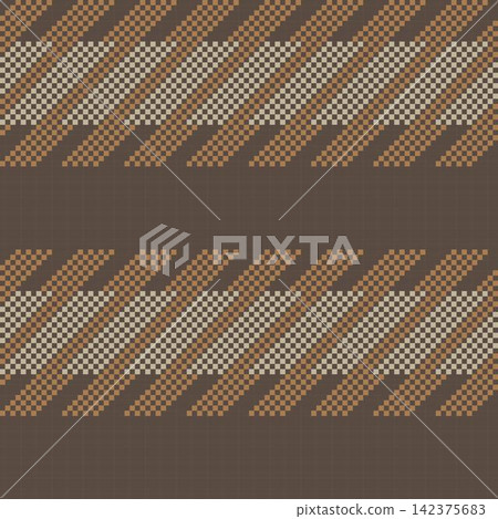 Neutral Colour Textured fair isle seamless pattern design for knitwear, fashion textile, graphics Neutral Colour Textured fair isle seamless pattern design for knitwear, fashion textile, graphics 142375683