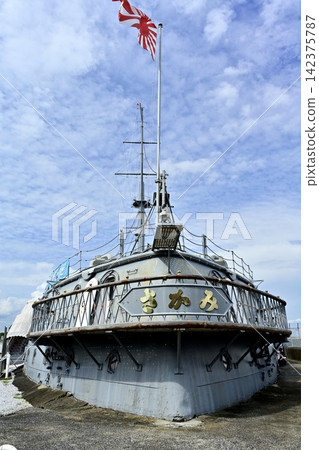 橫須賀市三笠公園內紀念戰艦「三笠號」的船尾 橫須賀市三笠公園內紀念戰艦「三笠號」的船尾 142375787