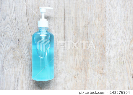 Bottle of alcohol gel antibacterial or virus sanitizer soap rub clean hand gel hygiene prevention of Covid-19 Coronavirus hospital healthcare and home Bottle of alcohol gel antibacterial or virus sanitizer soap rub clean hand gel hygiene prevention of Covid-19 Coronavirus hospital healthcare and home 142376504