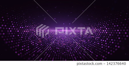 Technology futuristic dot pink and purple glowing background. Technology futuristic dot pink and purple glowing background. 142376640