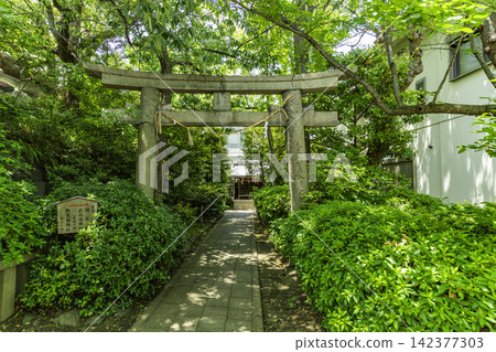 Sanadayama Sanko Shrine, Sanko Shrine Grounds Torii Gate, Osaka City, Osaka Prefecture Sanadayama Sanko Shrine, Sanko Shrine Grounds Torii Gate, Osaka City, Osaka Prefecture 142377303