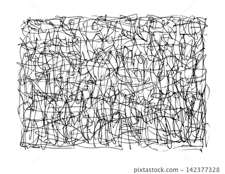 Complex monochrome hand-drawn line art texture Complex monochrome hand-drawn line art texture 142377328