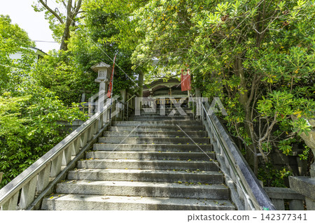 大阪府大阪市真田山三光神社石階 大阪府大阪市真田山三光神社石階 142377341