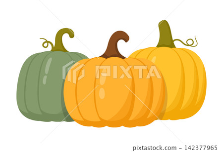 Three Pumpkins Three Pumpkins 142377965