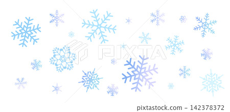 藍色雪花壁紙圖案,背景插圖,向量素材。 藍色雪花壁紙圖案,背景插圖,向量素材。 142378372