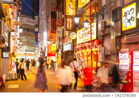 Tokyo's drinking district, Ikebukuro Station West Exit, Komachi Street Tokyo's drinking district, Ikebukuro Station West Exit, Komachi Street 142379160