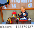 The cat shop manager is asking about the taste. 142379427
