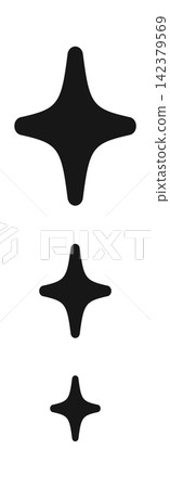 Simple black triple glitter vector material to decorate your Halloween designs. Simple black triple glitter vector material to decorate your Halloween designs. 142379569