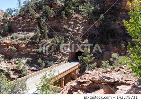Zion Canyon carmel tunnel east Zion Canyon carmel tunnel east 142379731