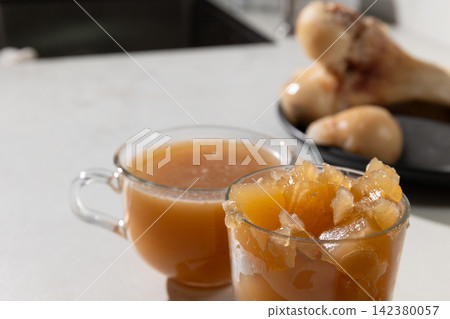 Bone Broth Gel Beverage for Wellness, Beauty from Within, and Flexibility Bone Broth Gel Beverage for Wellness, Beauty from Within, and Flexibility 142380057
