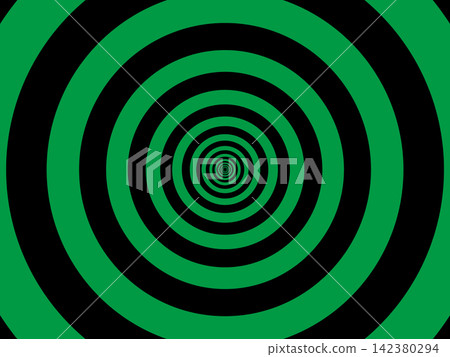 A background of continuous green and black rings A background of continuous green and black rings 142380294