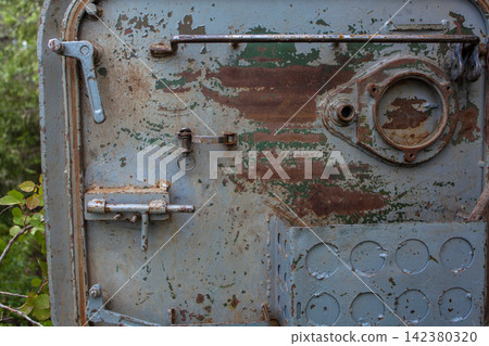 Old Soviet GT-SM GAZ-71 tracked all-terrain vehicle overgrown in forest in Murmansk Oblast, Russia Old Soviet GT-SM GAZ-71 tracked all-terrain vehicle overgrown in forest in Murmansk Oblast, Russia 142380320