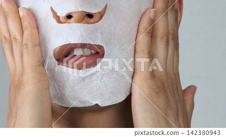 A man wearing a face mask A man wearing a face mask 142380943