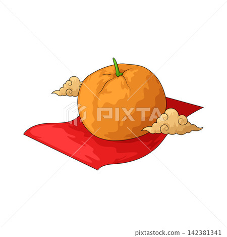 Illustration of Chinese Orange Illustration of Chinese Orange 142381341