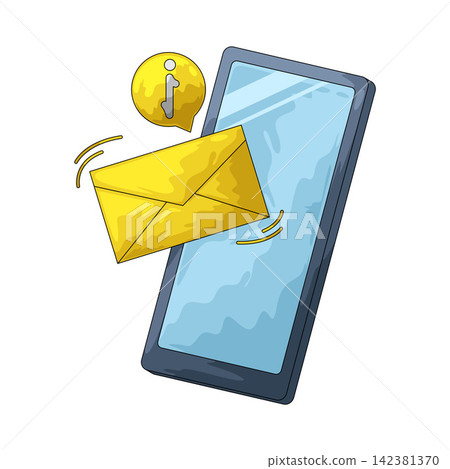 Illustration of Email Information Illustration of Email Information 142381370