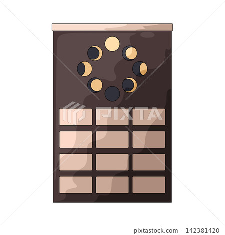 Illustration of Lunar Calendar Illustration of Lunar Calendar 142381420