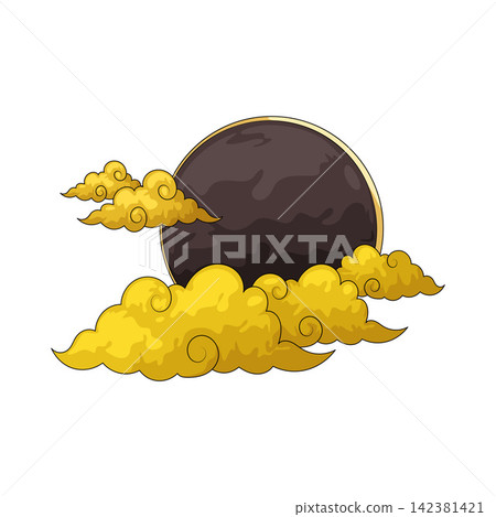 Illustration of New Moon Illustration of New Moon 142381421