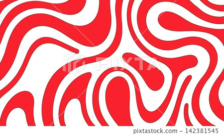 Abstract organic wavy line pattern Vector background Abstract organic wavy line pattern Vector background 142381545