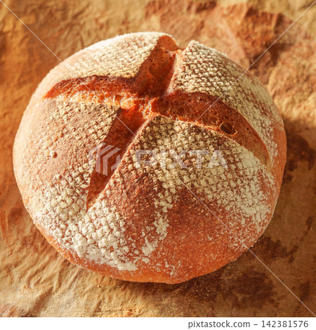 Campagne-style homemade hard bread 02 Campagne-style homemade hard bread 02 142381576