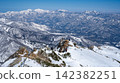 冬季從唐松山眺望八方根山道 142382251