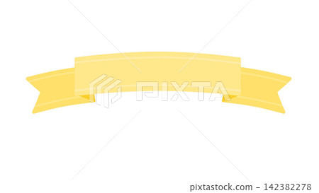 Ribbon frame, yellow Ribbon frame, yellow 142382278