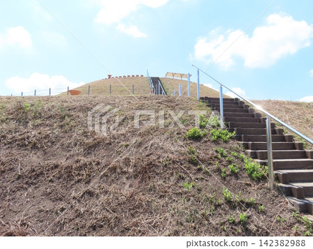 圓柱形埴輪和洗足古墳,岡山築山古墳的附屬墓葬群,5號墓,以及裝飾華麗的墓葬群,都體現了古代吉備與九州北部之間的聯繫。 圓柱形埴輪和洗足古墳,岡山築山古墳的附屬墓葬群,5號墓,以及裝飾華麗的墓葬群,都體現了古代吉備與九州北部之間的聯繫。 142382988