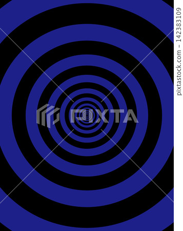 A continuous background of navy blue and black rings. A continuous background of navy blue and black rings. 142383109