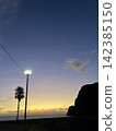 Sunset over the sea 142385150