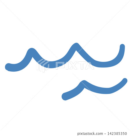Blue ocean sea water wave lines minimal summer beach nautical splash stream flow sticker print visual graphic clipart artwork design icon element illustration Blue ocean sea water wave lines minimal summer beach nautical splash stream flow sticker print visual graphic clipart artwork design icon element illustration 142385350