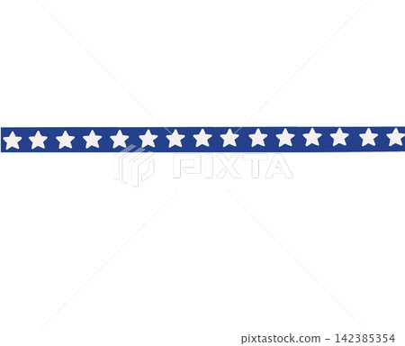USA flag patriotic blue star line border divider banner 4th of July celebration sticker print visual graphic clipart artwork design icon element illustration USA flag patriotic blue star line border divider banner 4th of July celebration sticker print visual graphic clipart artwork design icon element illustration 142385354